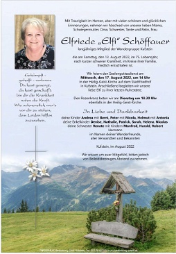 Elfriede "Elfi" Schöffauer